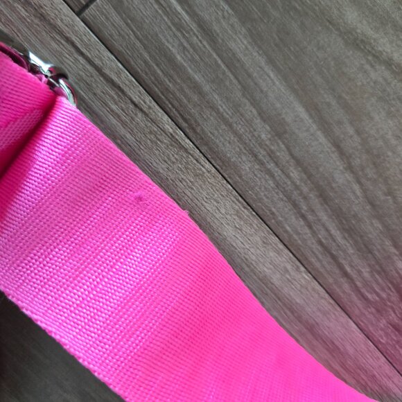 Steve Madden NEON Pink Shoulder Strap Handbag Chain Strap Pouch Attachable - Picture 5 of 9